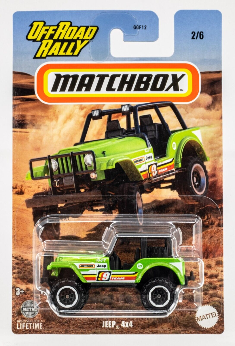 2024 Matchbox Off Road Rally #2 1960 Jeep® CJ-7 4x4 GREEN METALLIC