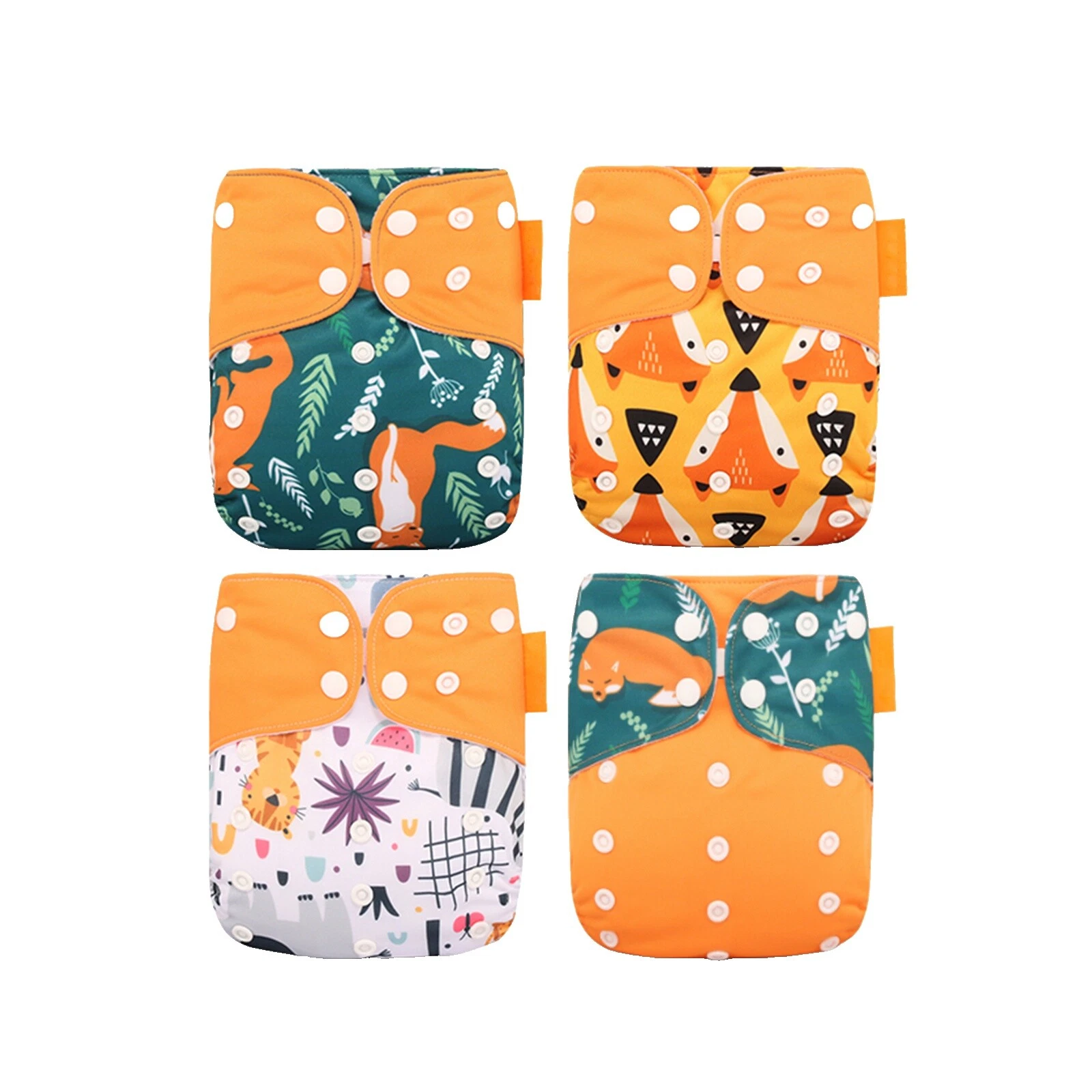 Multicolor Reusable Baby Cloth Diapers