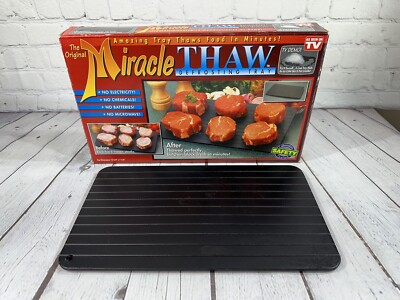 ROYOR Defrosting Tray For Frozen Meat - Large Aluminum Thawing Plate, Dishwasher Safe, Fast & Healthy Thawing Without Microwaves - View #12