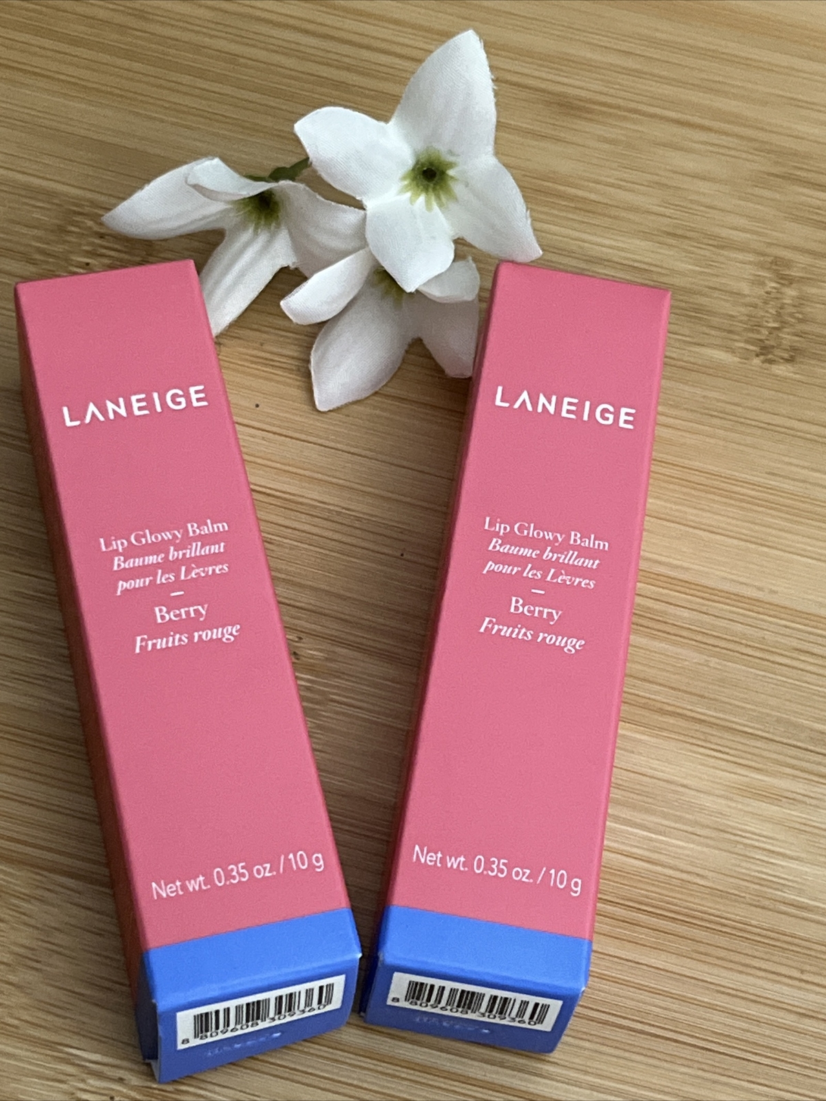 LANEIGE BERRY FRUITS ROUGE LIP GLOWY BALM BAUMÉ BRILLIANT POUR LES