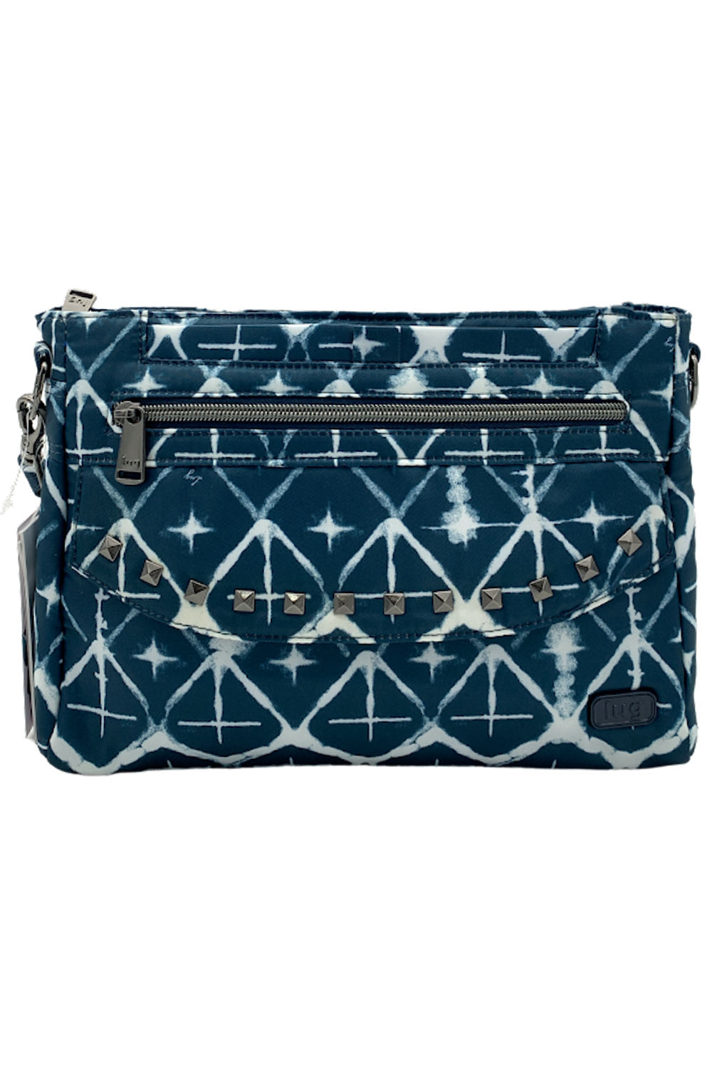Lug RFID Crossbody with Stud Detail Pacer 2 Diamond Navy eBay