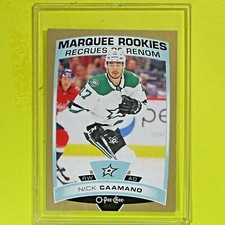 NICK CAAMANO  2019  ROOKIE  MARQUEE  GOLD #639  Dallas Stars