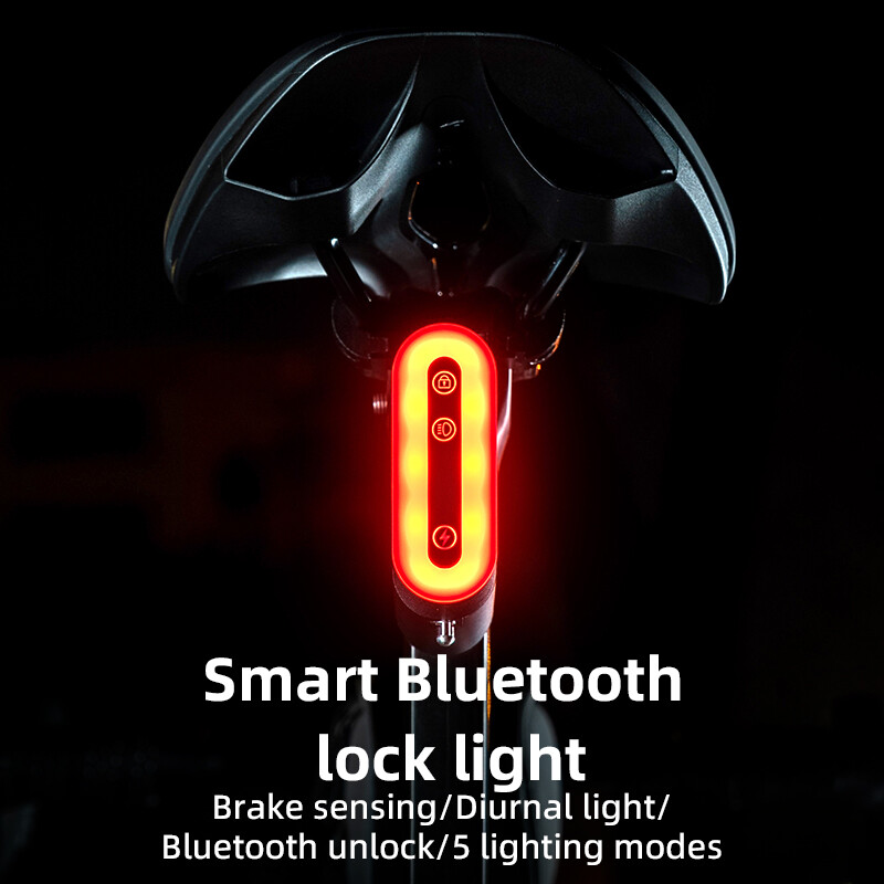 Wireless Brakes Bluetooth Bike Brakes Bicycle Tail Light Smart