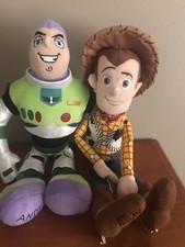 Disney Collections Store Toy Story Woody Buzz  Lightyear Plush Doll LOT