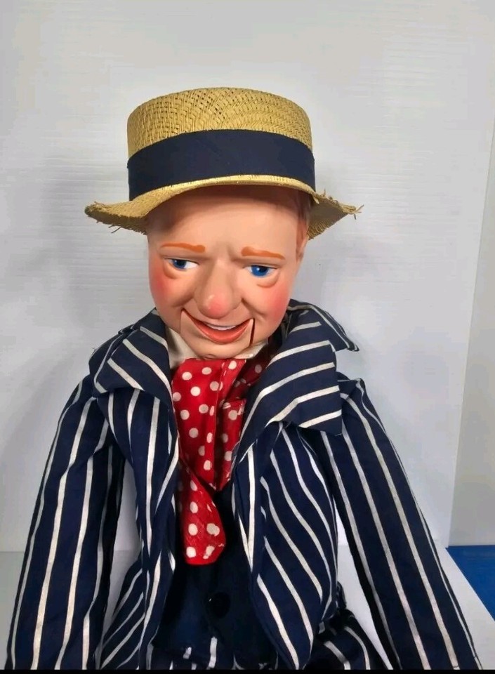 Vintage 1980s WC Fields Ventriloquist Dummy 30” Doll By Eegee Shoes n