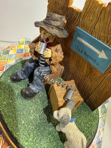 " LONG DISTANCE " OF EMMETT KELLY JR. , SIGNATURE COLLECTION CLOWN CLUB - Picture 12 of 15