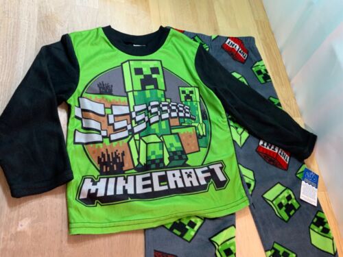 New Boy's Minecraft PJ Set Sz 6 with Creeper--Cool Looking!!* - Picture 2 of 3