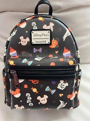 Disney Parks Loungefly HALLOWEEN TREATS Mini Backpack NWT AOP 2020 Mickey Snacks Disney Park Halloween treat Loungefly Mini | Mercari main image 3