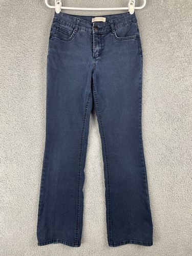Laura Ashley Womens Mid Rise Bootcut 