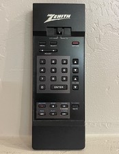 Zenith 124-157-20 / 343-04-200 Remote Control, Black - OEM for TV VCR MBR