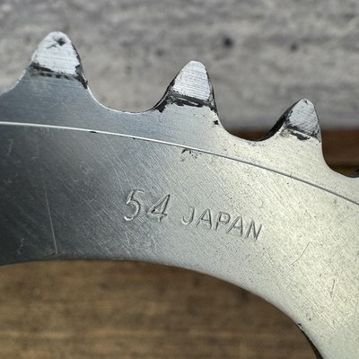 Vintage Sugino 54T Chainring 130 BCD 5-Arm Silver Road Bike Japan