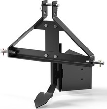 3 Point Hitch Trailer Steel Category 1 Tractor Furrow Plow Tow Drawbar Adapter