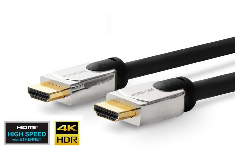 Vivolink HDMI (Typ A) — HDMI (Typ A) (7.50 m), Videokabel, Schwarz - Bild 2