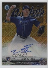 2017 Bowman Orange 18/25 Jose De Leon #ROYFA-JDL Auto 0i5i