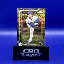Topps 2025 Gilded 70/75 Yoshinobu Yamamoto #128 Serial Numbered Dodgers