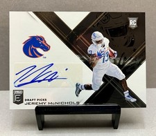 2017 JEREMY MCNICHOLS Donruss Elite Draft Picks RC Auto Card# 163