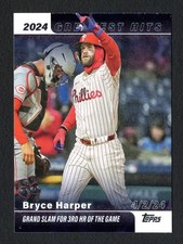 Bryce Harper 2025 Topps Series 1 2024 Greatest Hits #GH-3 Phillies