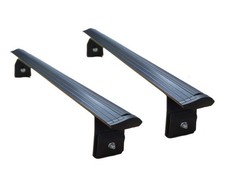 For Ford Bronco II 1984-1990 Roof Rack Cross Bars Rain Gutter Alu Black