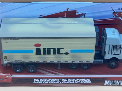 Disney Pixar Cars Chet Boxkarr Rimorchio Camion Giocattolo Nuovo - Foto 3 di 5