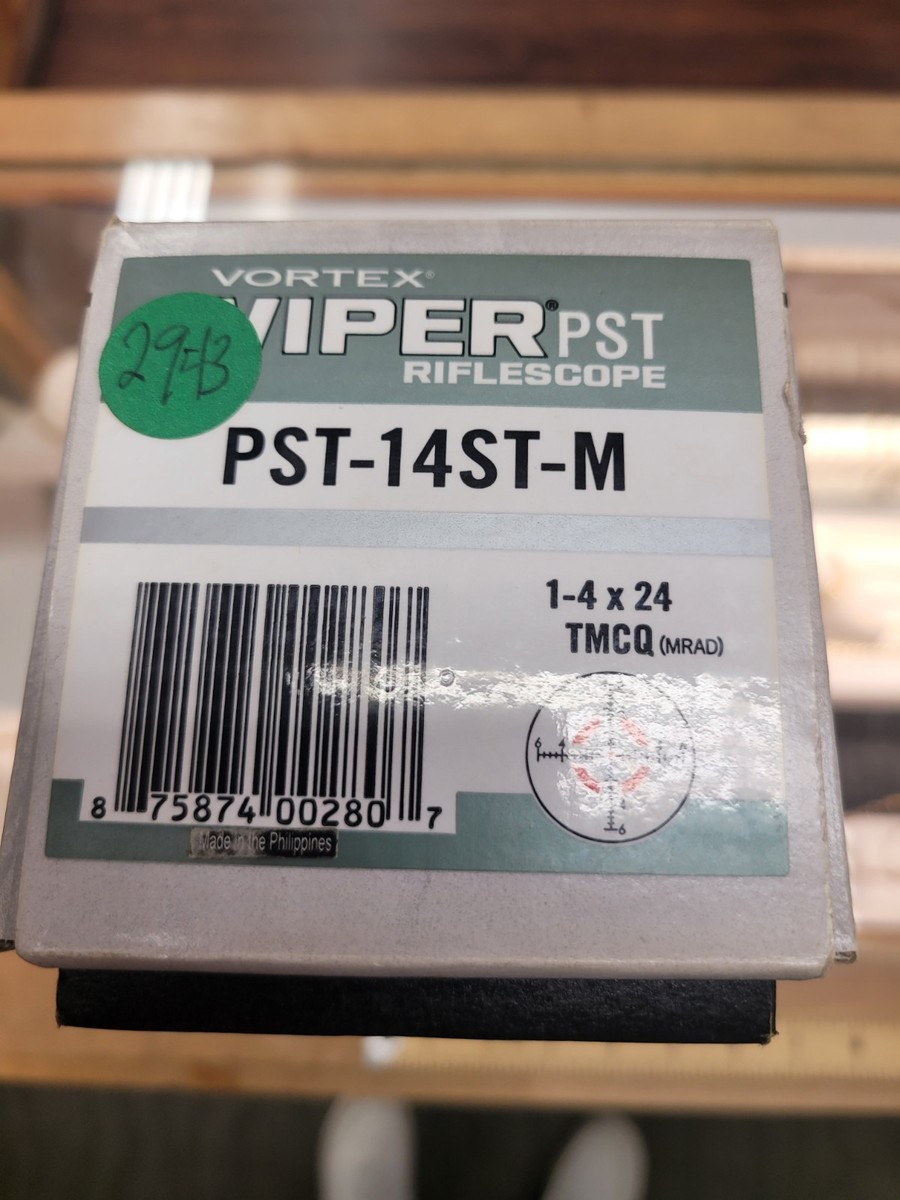 Vortex Viper PST 1-4x24mm Rifle Scope - PST14STA for sale online