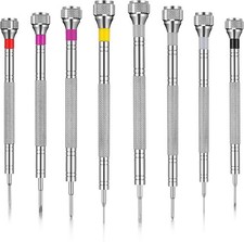 8 Pieces Precision Jewelers Screwdriver Set, Micro Watch Repair Screwdriver
