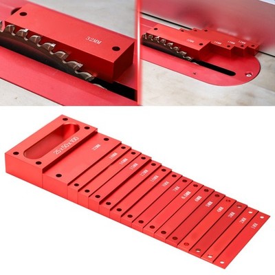 H?henmess-Messblock f��r Holzbearbeitung f��r robustes 16-teiliges Set