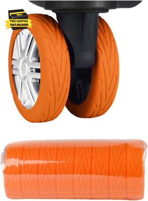 8 Pcs Silicone Luggage Wheel Covers, Suitcase Wheel Protectors for 1.97-2.56'' Sp