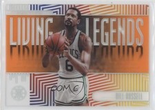 2019-20 Panini Illusions Living Legends Orange Bill Russell #8 HOF yg2