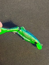 Micro Swim Bait Glide Bait Mini UV reactive Blanks 10 Pack