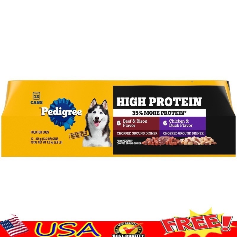 Chicken Duck Beef Bison Canned Food 13.2oz Multipack