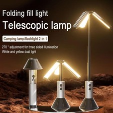 Multi-functional Camping Light 2 in 1 Rechargeable Telescopic Outdoor Lantern US
