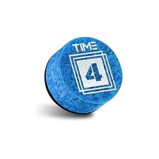 TIME Billiard Pool Cue Tip - 14mm/ Blue/Hardness Pack 1 TIME 4 Medium Hard 