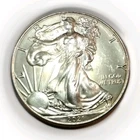 2021 $1 American Silver Eagle, US Mint, 1oz .999 Fine Silver, BU