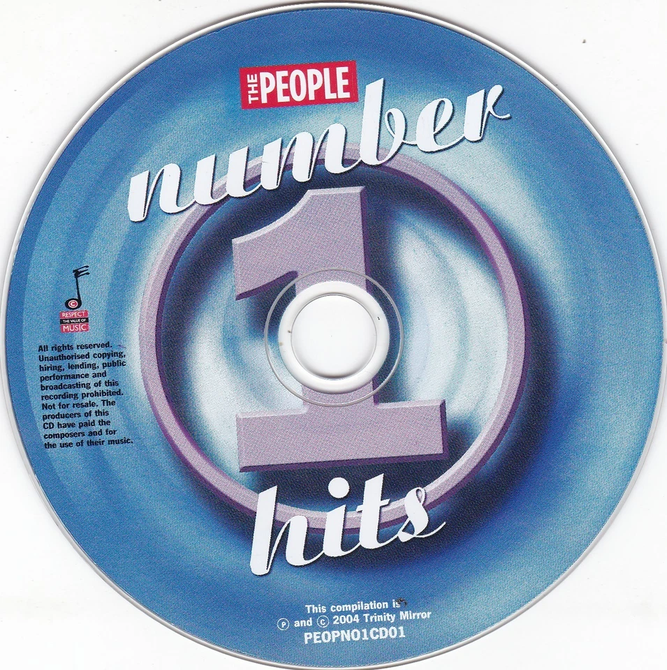 NUMBER 1 HITS ( THE PEOPLE Newspaper CD ) - Bild 3 von 3