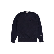 Champion Men's Navy Blue Long Sleeve Crew Neck Crewneck Sweatshirt Size Medium