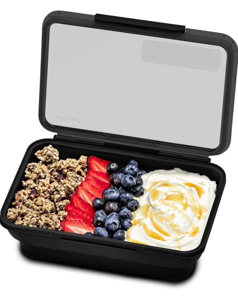 Lixeira de armazenamento de alimentos dobrável Madesmart média rasa pacote com 4,83 xícaras (6) - Imagem 2 de 4