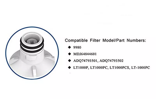 Kenmore 469980 9980 Refrigerator Filter 3-Pack NSF/ANSI 53, fits LG LT1000P/PC - Picture 2 of 6