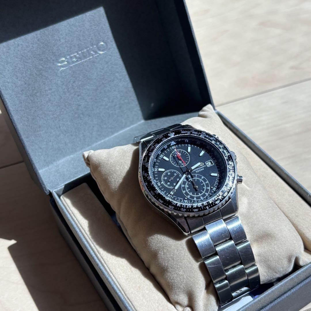 Seiko Men's 7192-0Cf0 Chronograph Watch