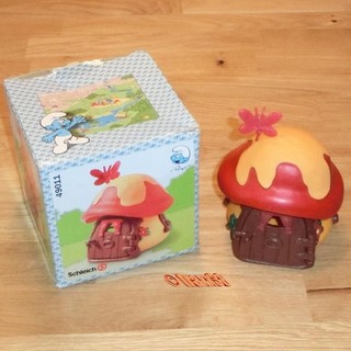 •••traxx38••• : Kleines Schlumpfhaus Dach rot Komplett mit OVP •Schaut RAR!•