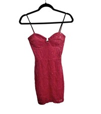 Women's Windsor Fuchsia Sequin Cocktail Dress Size S