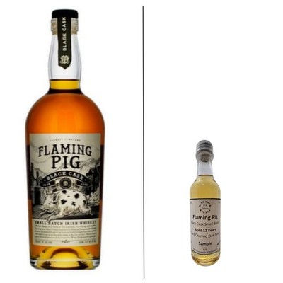 Whisky Sample Flaming Pig Black Cask Small Batch, 40,0%, 5cl