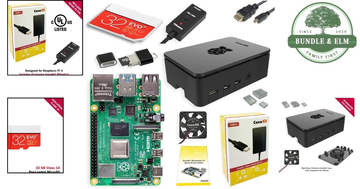 Raspberry Pi 4 Starter Kit - 2GB RAM with 32GB Micro SD