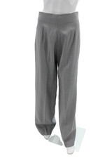 Sandro Women Dress Pants Gray Check Viscose Z...