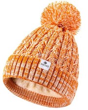 HAITHO Kids Toddler Winter Hat with Pom Pom, 2 Size 2-7 Years Multicolor-07