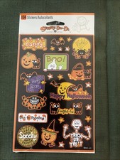 Halloween Stickers 4 Sheets Stickety-Doo-Da American Greetings Scrapbook Crafts