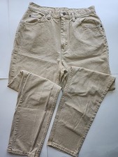 Riders Denim Jeans Womens Size 10 M 30x31 Beige High Rise Mom Tapered - 90s Y2K