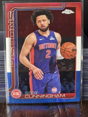 Topps 2025-26 Red White and Blue Cade Cunningham #88 Detroit Pistons NBA