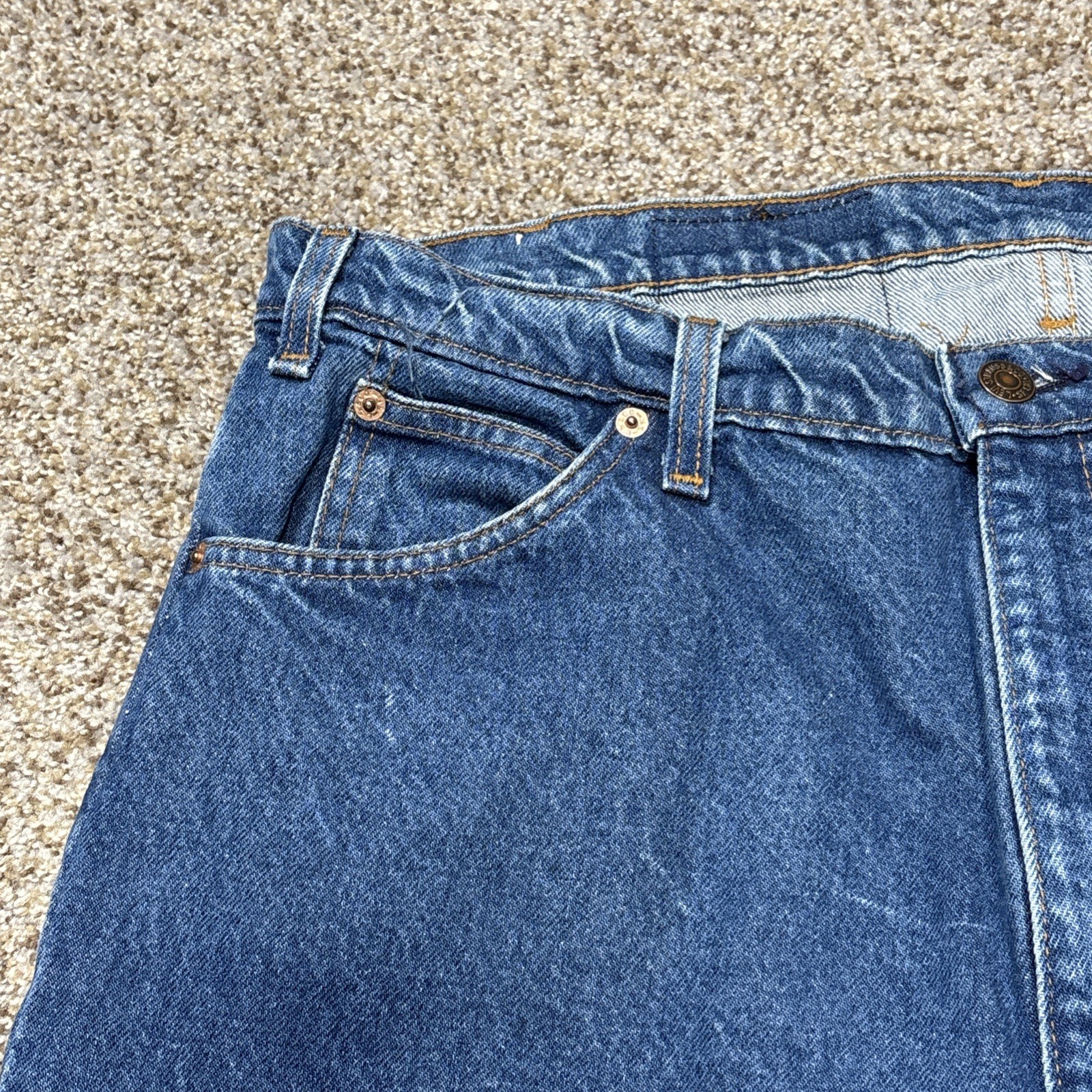 Vintage Levi's 505 Orange Tab Made in USA Jeans Mens 40x32 Measure 37x30.5 - View 3