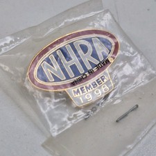 VTG 1998 NHRA CHAMPIONSHIP DRAG RACING MEMBER HAT LAPEL PIN 1998 NIP