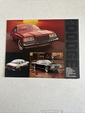 1978 DODGE CAR FULL-LINE SALES CATALOG / ORIGINAL DEALERSHIP BROCHURE